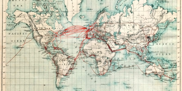 1904 Eastern Telegraph Cables